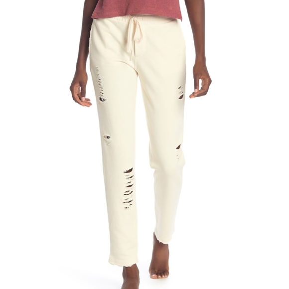 Alo Distressed Knit Sweatpants